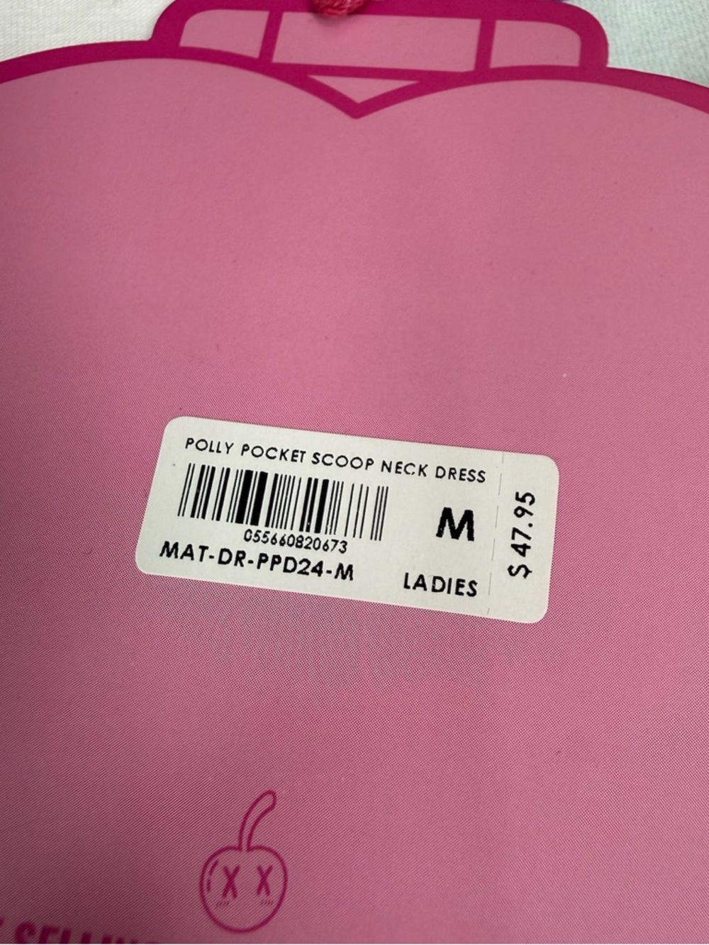NWT POLLY POCKET X CAKEWORTHY Women’s M Dress Y2K Coquette Kawaii Mini Dress NEW - Picture 7 of 16
